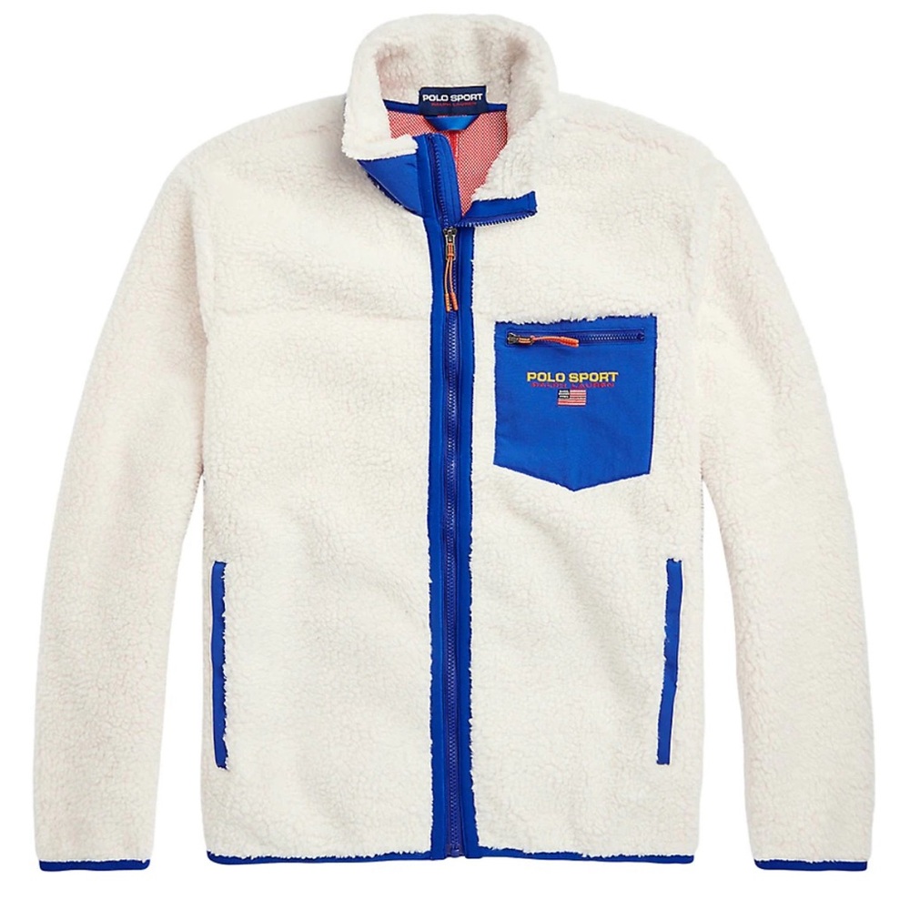 NEW MEN'S POLO RALPH LAUREN POLO SPORT POLAR FLEECE JACKET